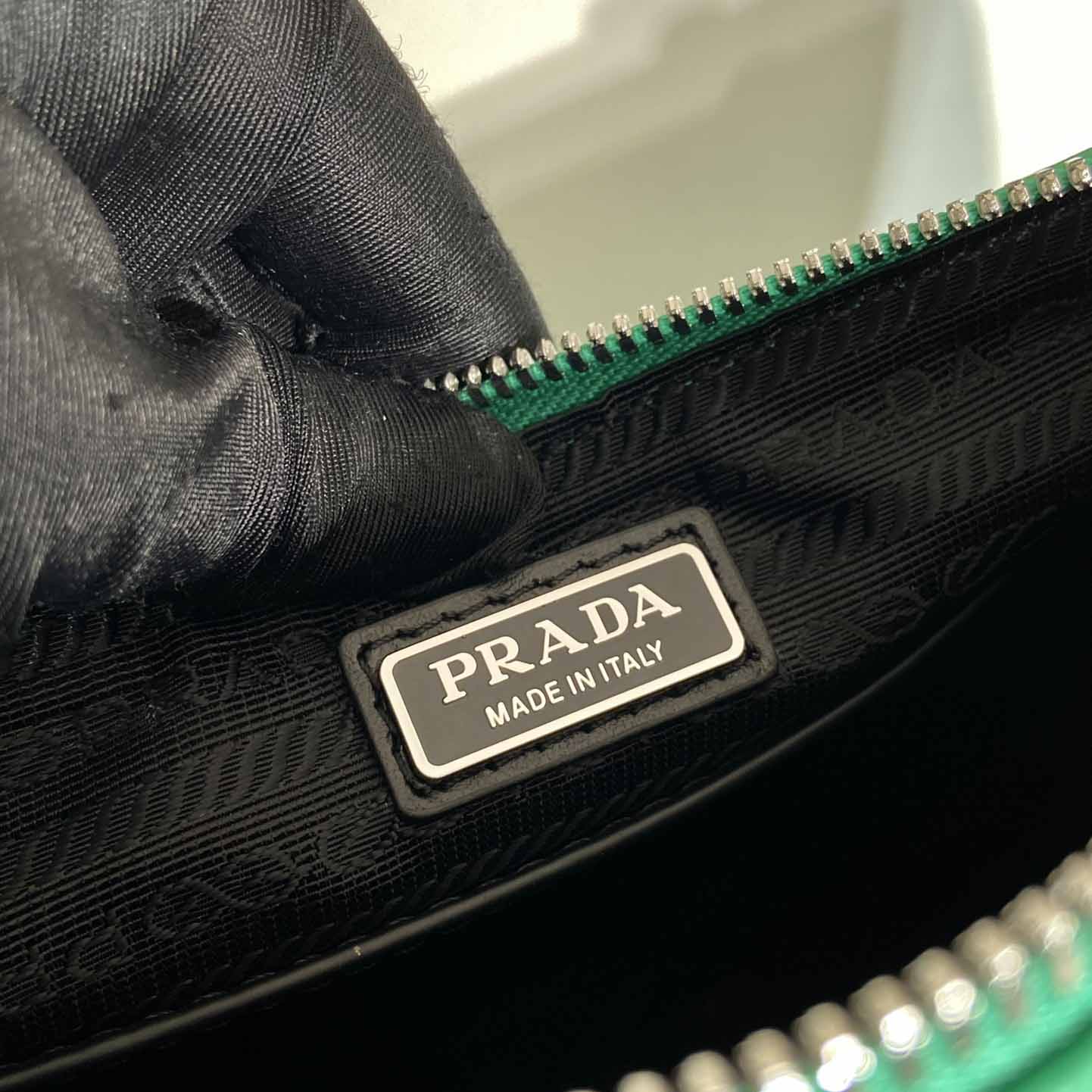 Prada Triangle Leather Bag - 