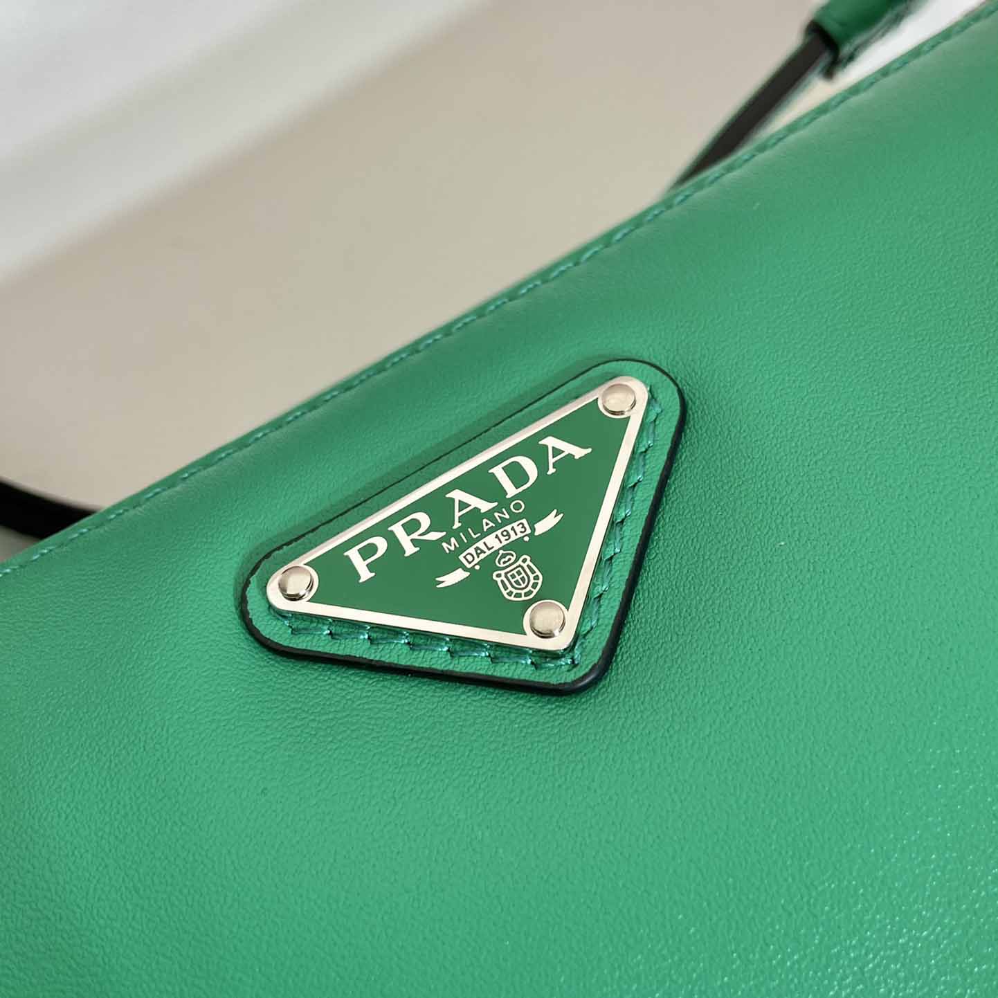 Prada Triangle Leather Bag - 