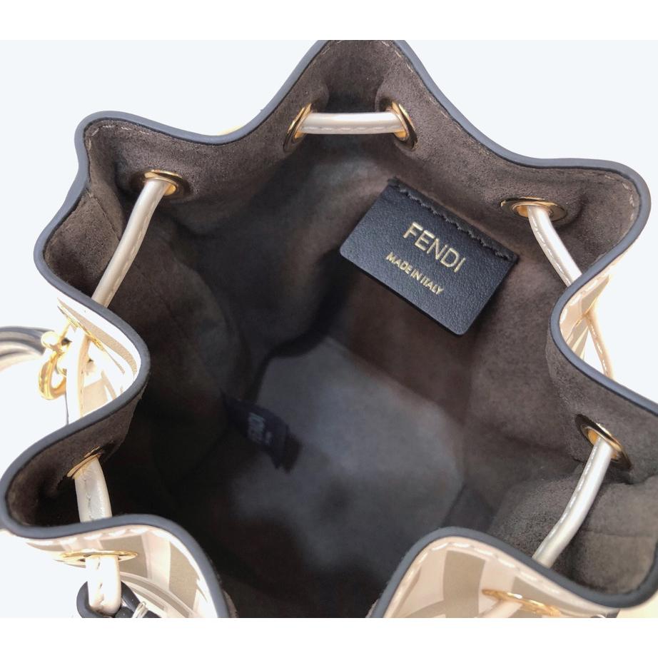Fendi Mon Tresor Beige Leather Mini-Bag - 