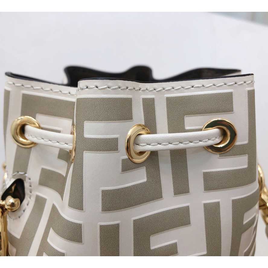 Fendi Mon Tresor Beige Leather Mini-Bag - 