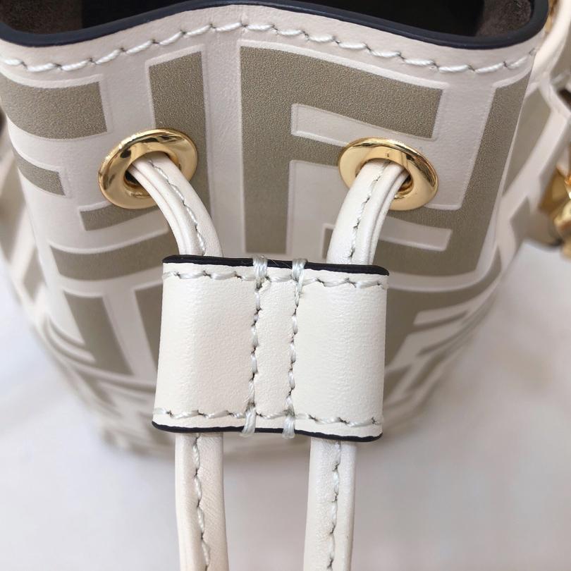 Fendi Mon Tresor Beige Leather Mini-Bag - 