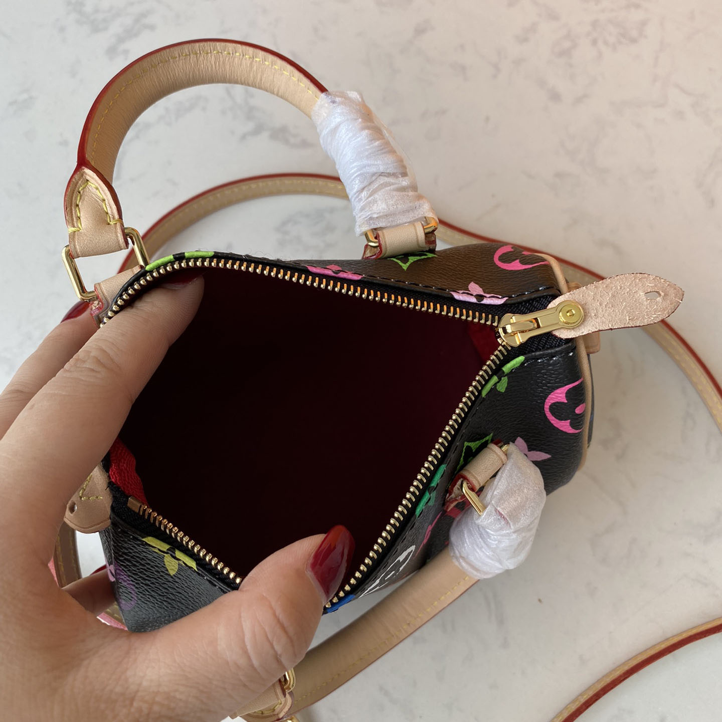 Louis Vuitton Speedy Handbag (15*6*10cm)   M92645 - 
