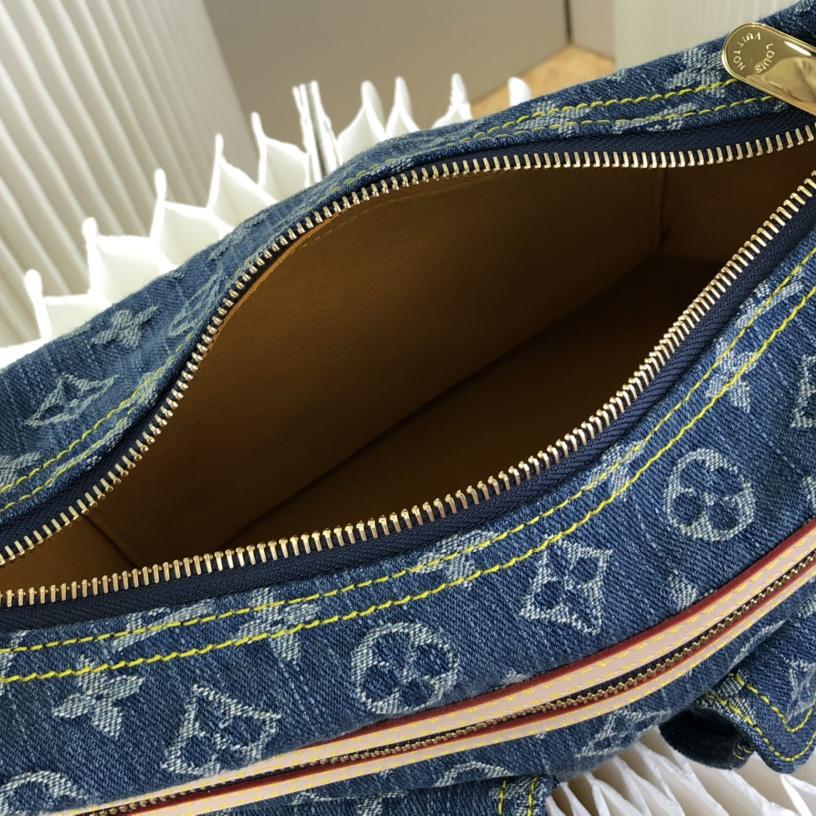 Louis VuittonVanity Monogram Denim Baggy PM Shoulder Bag (30×10×19cm)   M44464 - 