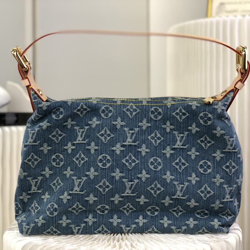 Louis VuittonVanity Monogram Denim Baggy PM Shoulder Bag (30×10×19cm)   M44464 - 