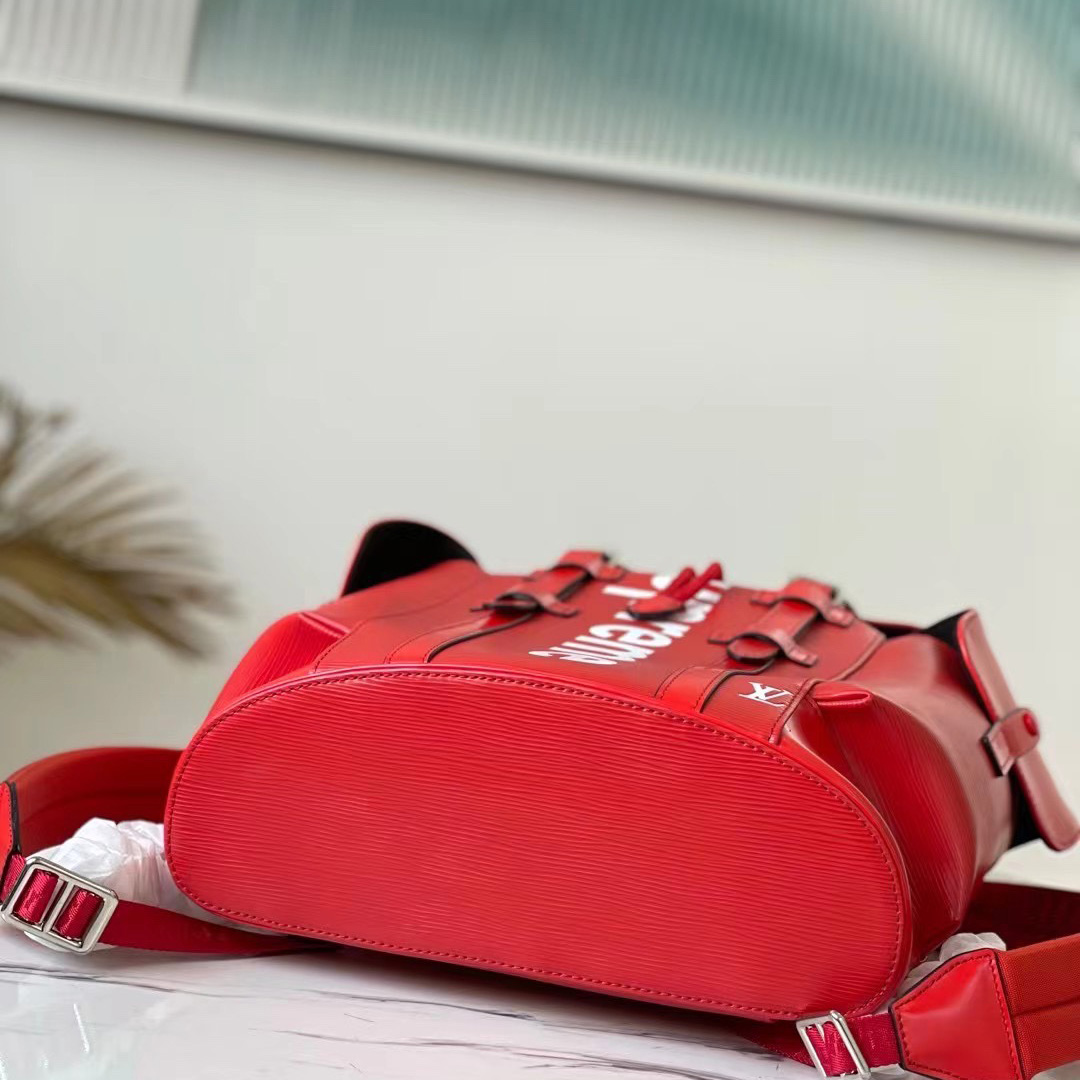 Louis Vuitton x Supreme Christopher Backpack (26*47*13cm) - 