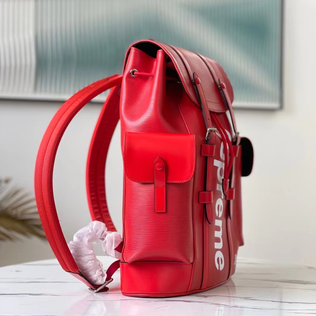 Louis Vuitton x Supreme Christopher Backpack (26*47*13cm) - 