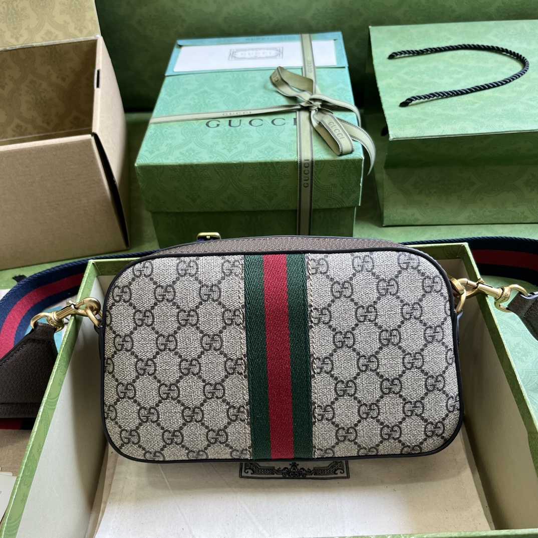 Gucci Ophidia GG Small Shoulder Bag (23.9x 15.2x 6.9cm) - 