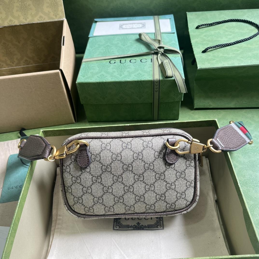 Gucci Ophidia GG Mini Bag(20-12.5-9cm)    - 
