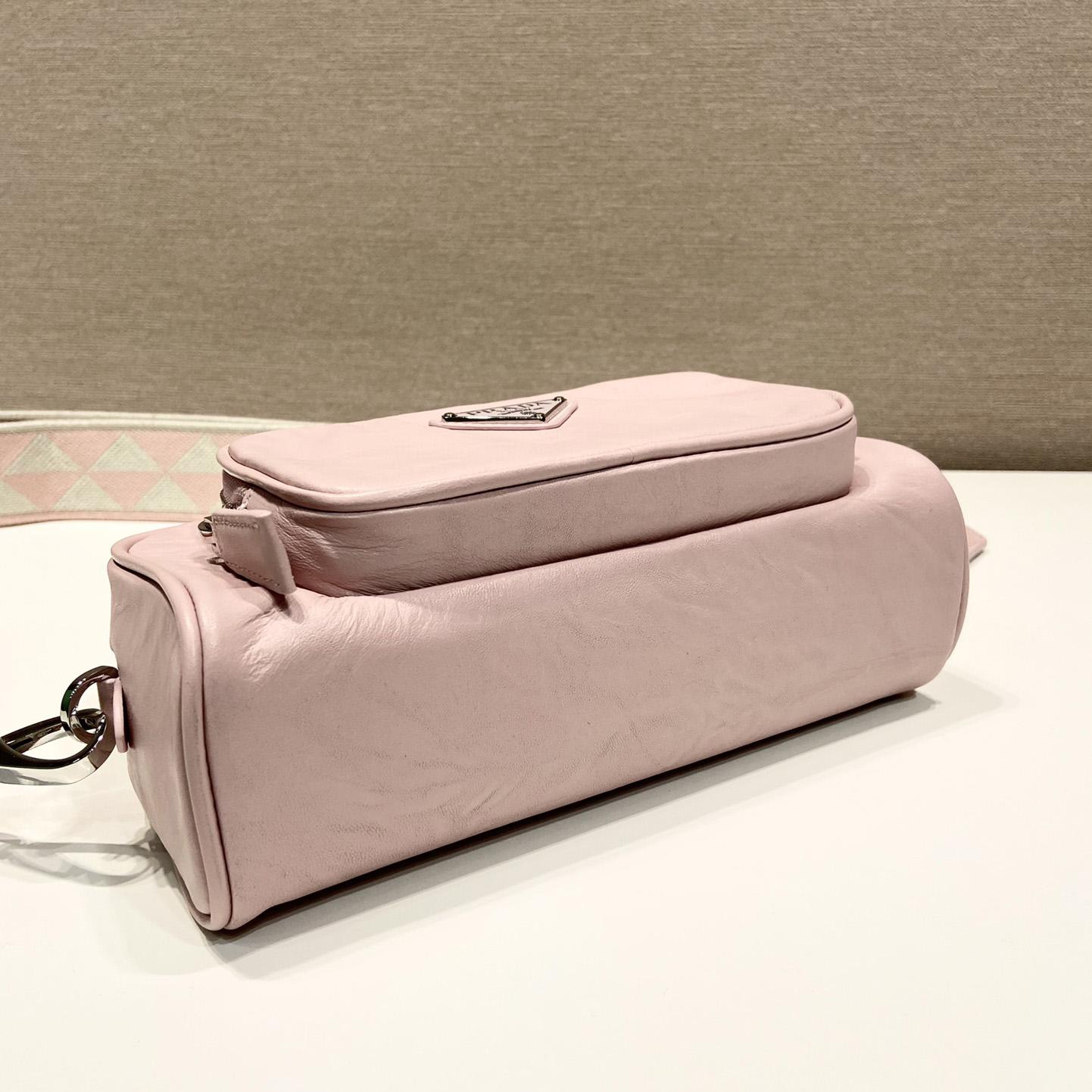 Prada Nappa Antique Leather Multi-pocket Shoulder Bag - 