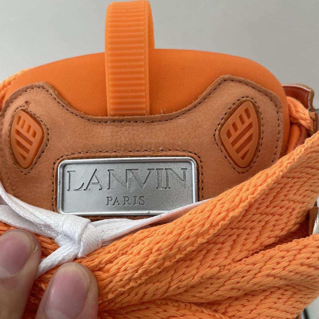 Lanvin Leather Curb Sneakers - 