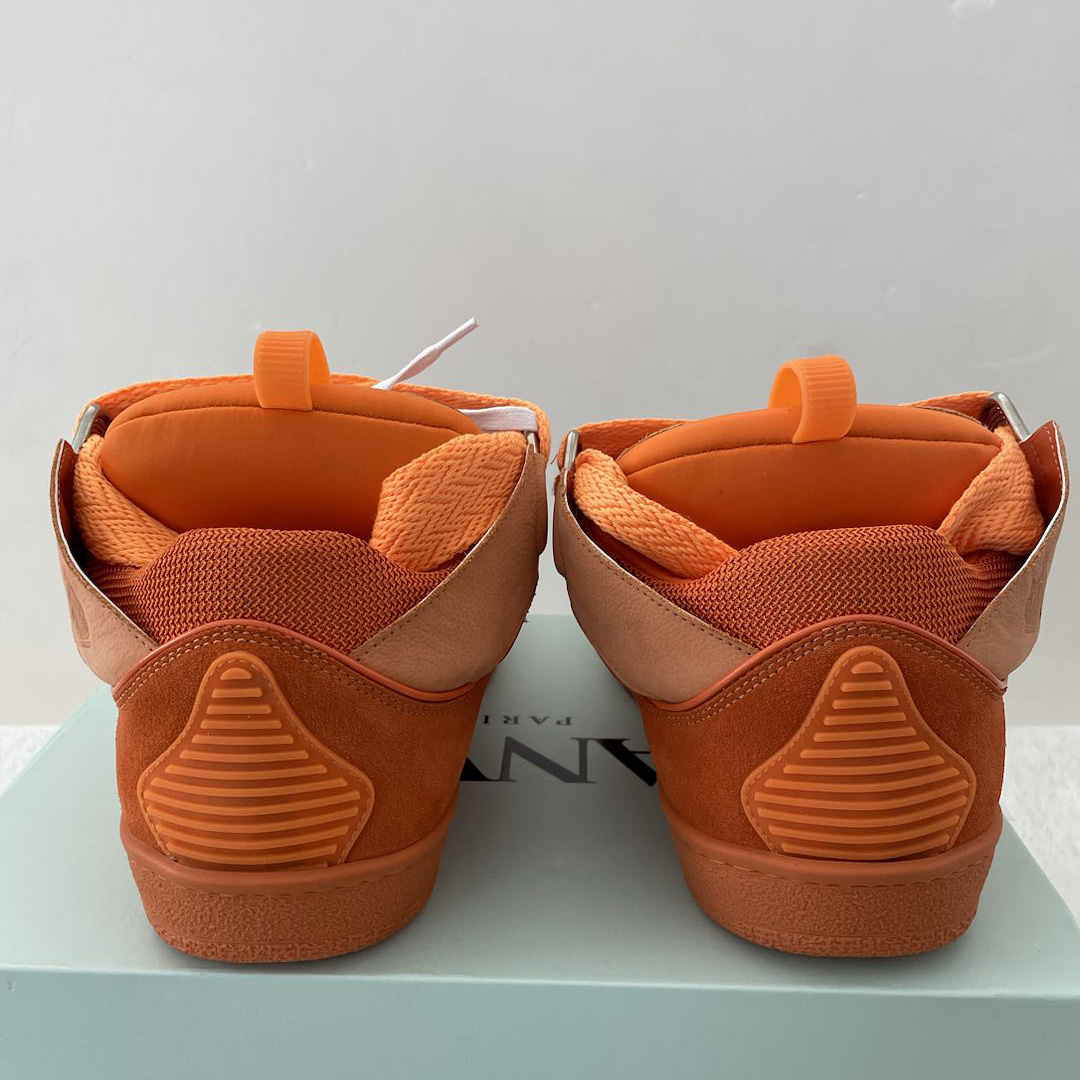 Lanvin Leather Curb Sneakers - 