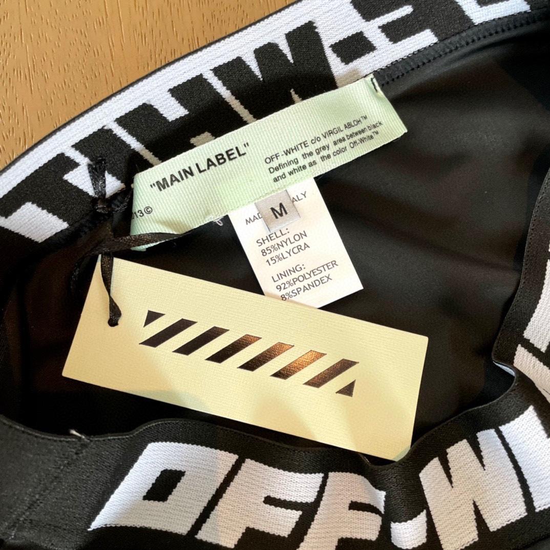 Off-White c/o Virgil Abloh Women's Black Two-piece Swimsuit - 