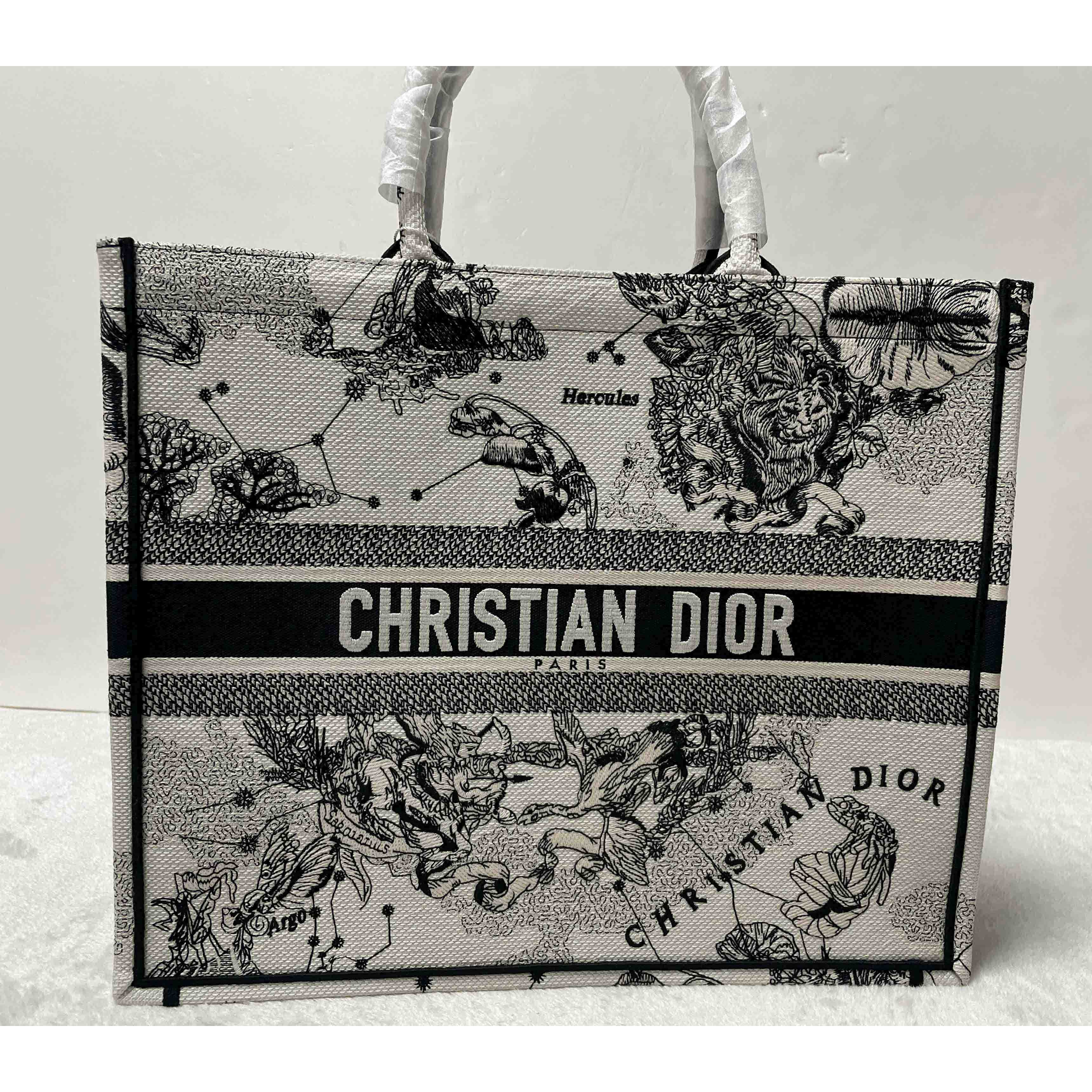 Dior Oblique Embroidered Book Tote(41.5-25-18cm) (50% Off Sale) pb139 - DesignerGu