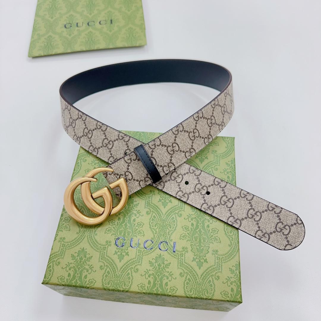 Gucci GG Marmont Reversible Belt - 