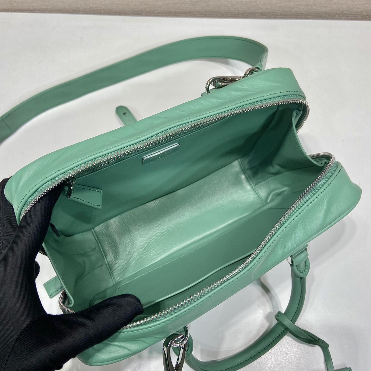 Prada Medium Antique Nappa Leather Top Handle Bag - 