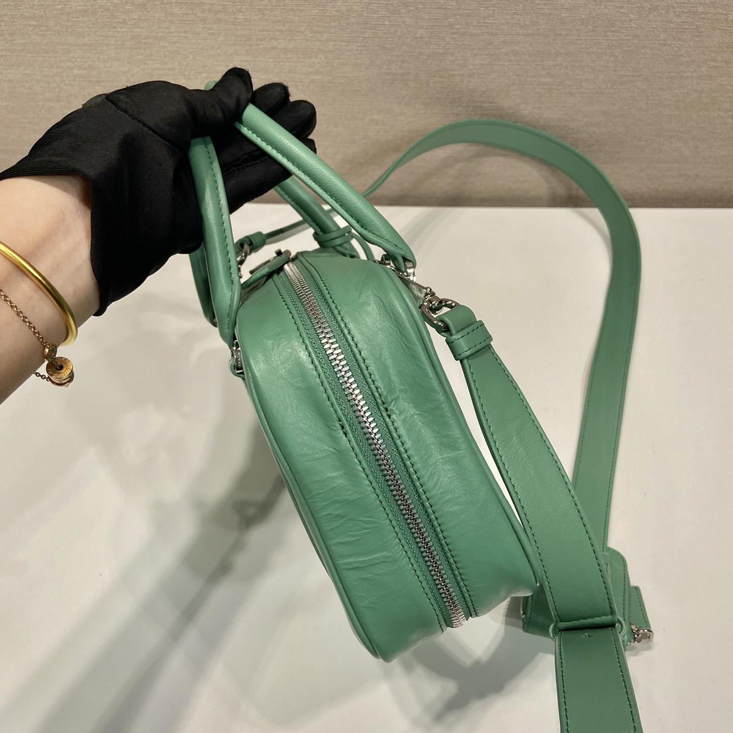 Prada Medium Antique Nappa Leather Top Handle Bag - 