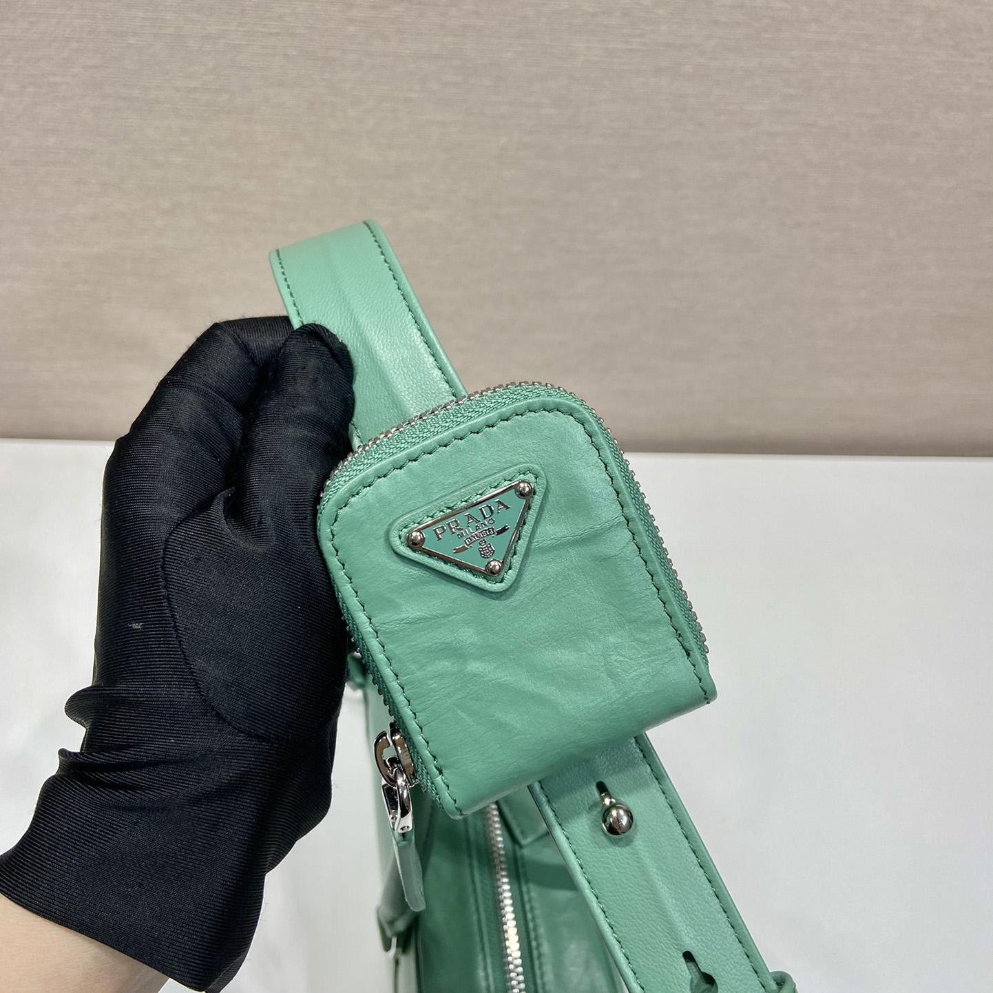 Prada Medium Antique Nappa Leather Top Handle Bag - 