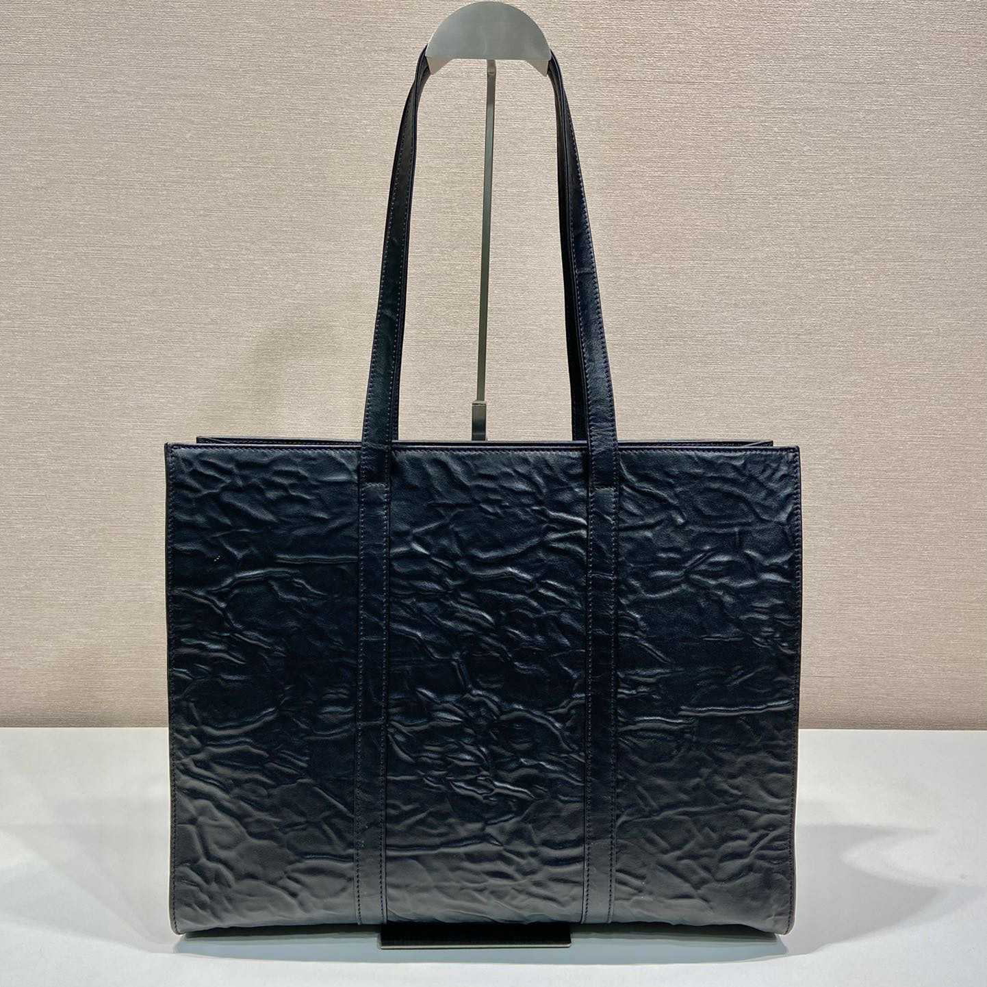Prada Large Antique Nappa Leather Tote - 