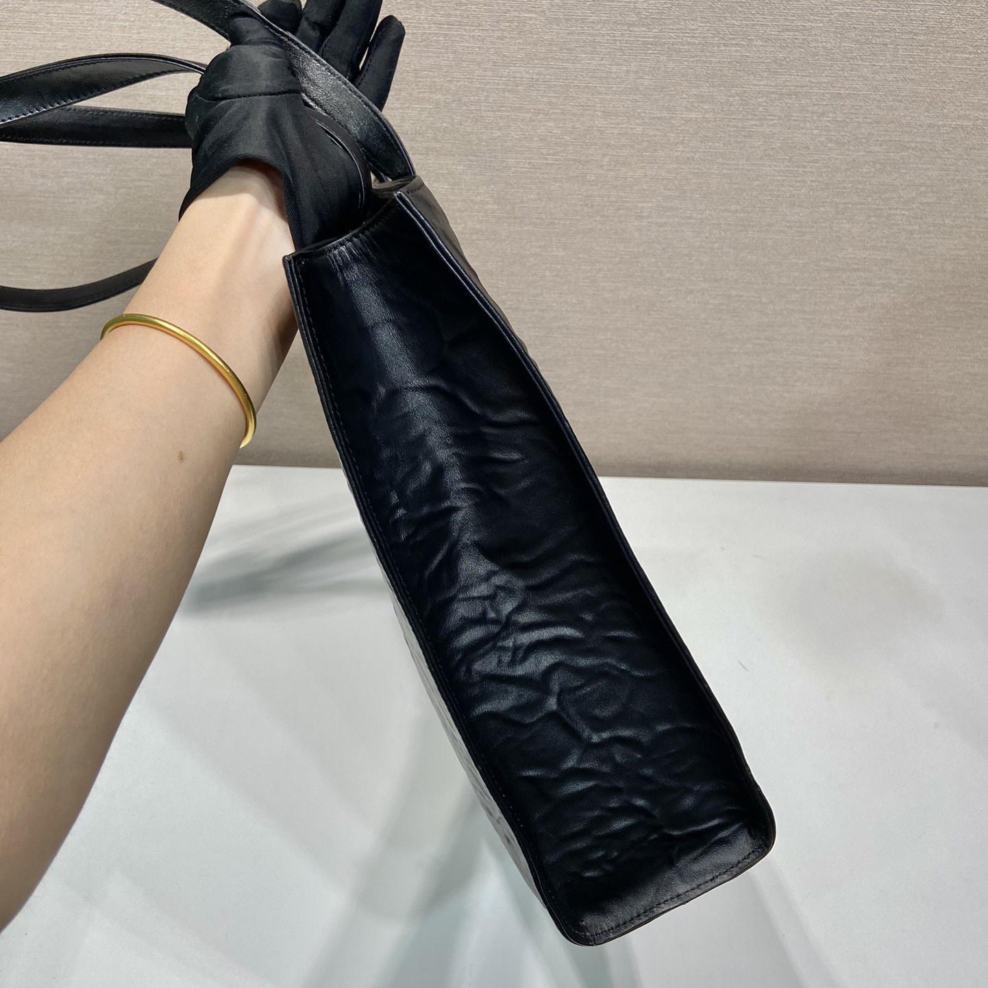 Prada Large Antique Nappa Leather Tote - 