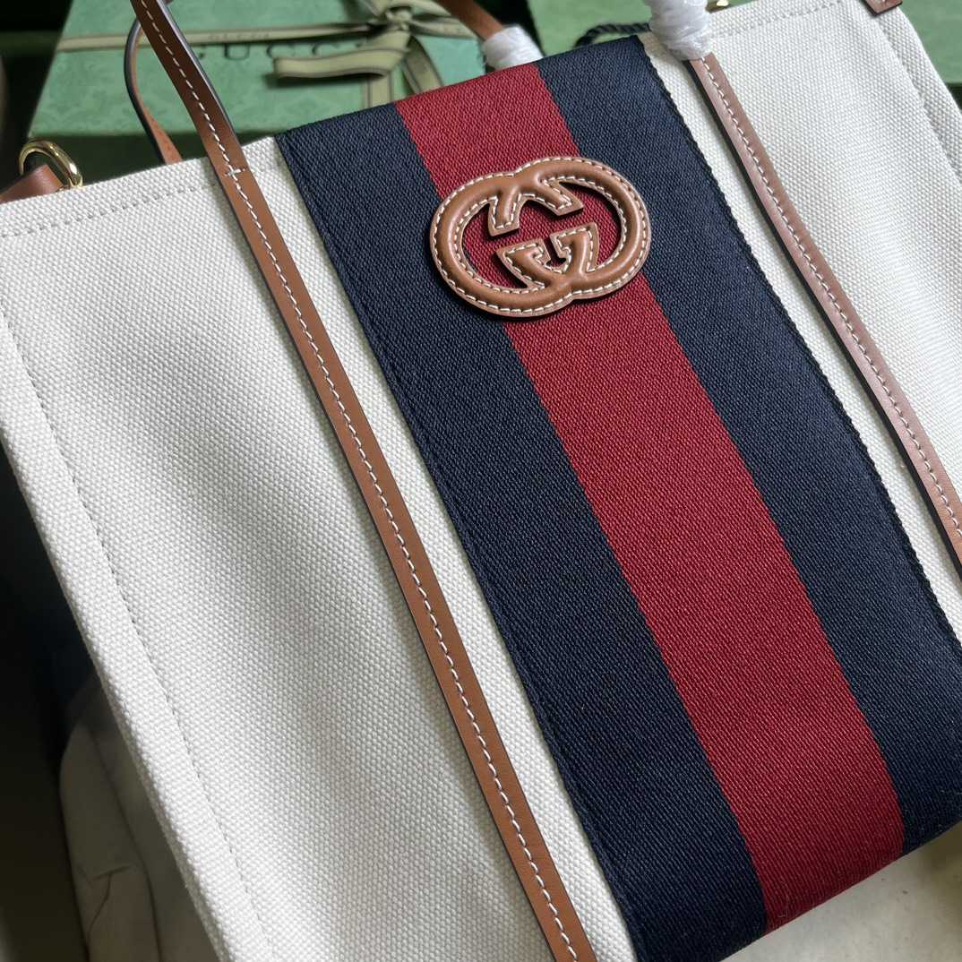 Gucci Small Interlocking G Tote Bag (30x 25x 15cm) - 