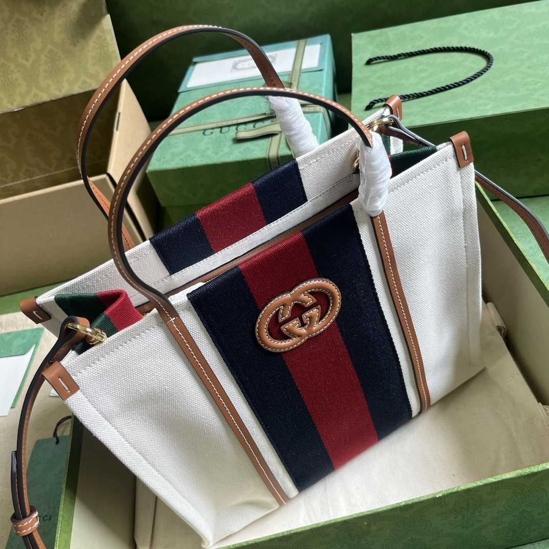 Gucci Small Interlocking G Tote Bag (30x 25x 15cm) - 