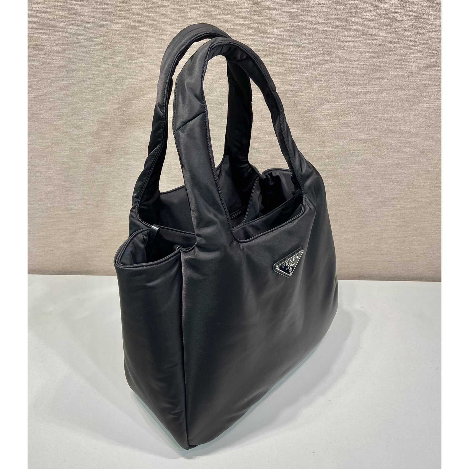 Prada Large Padded Re-Nylon Tote Bag - 