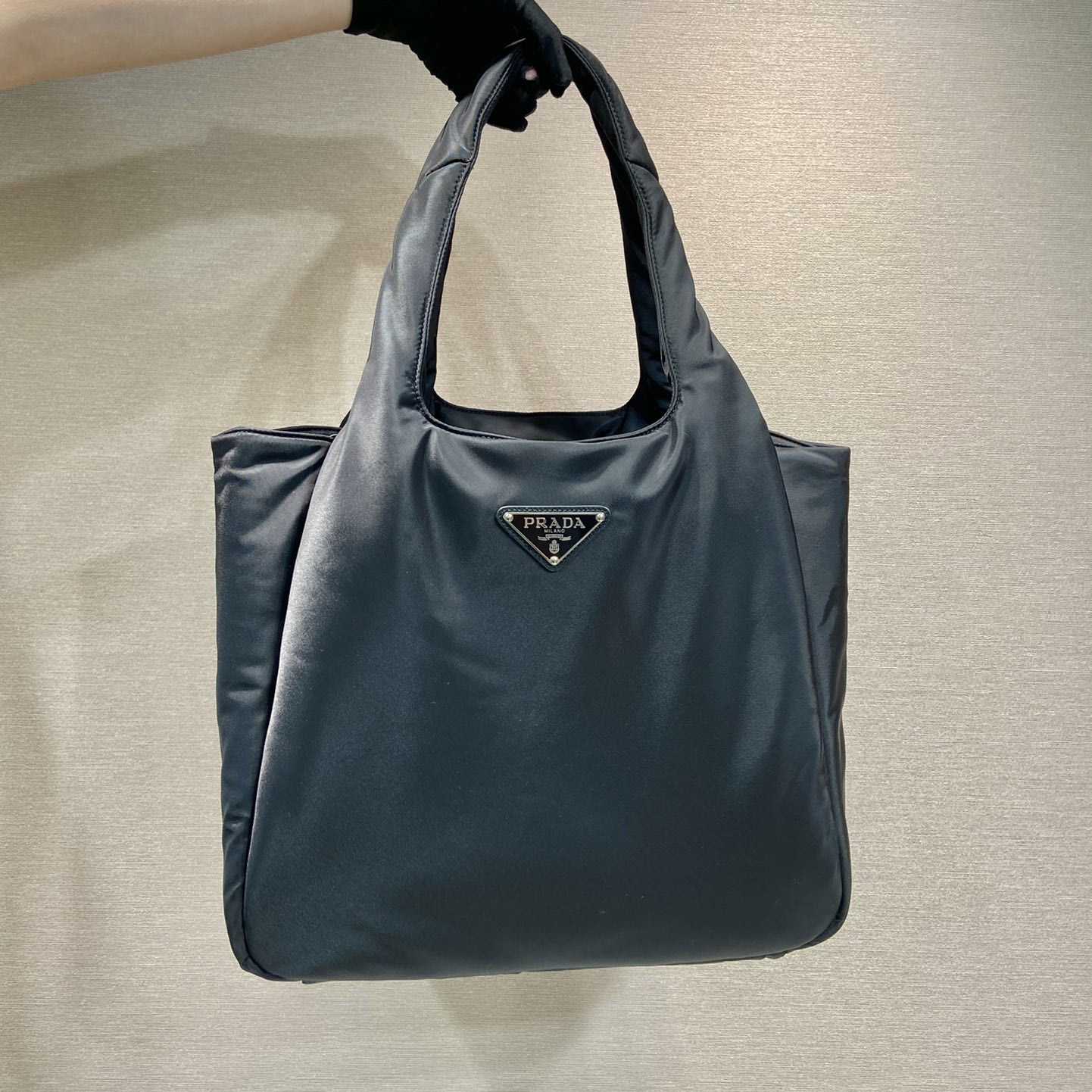 Prada Large Padded Re-Nylon Tote Bag - 