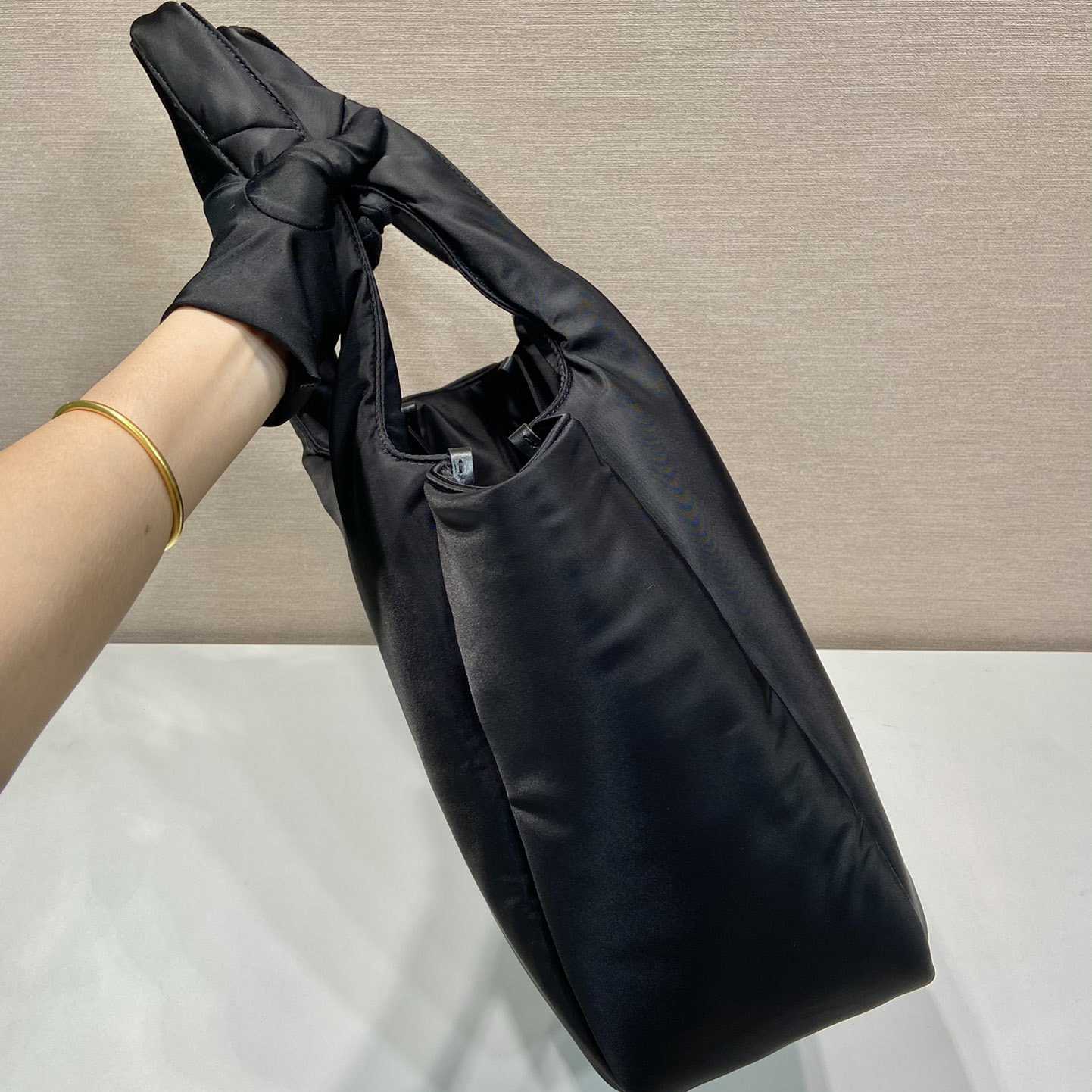 Prada Large Padded Re-Nylon Tote Bag - 