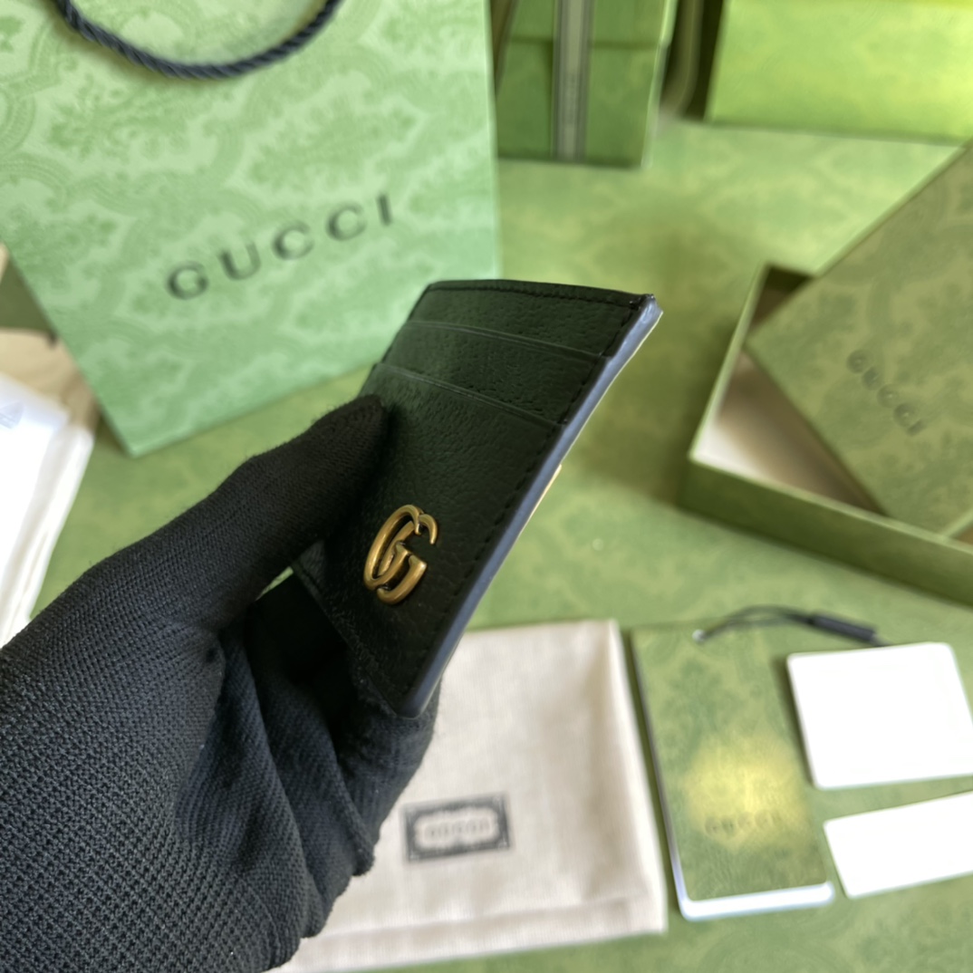 Gucci GG Marmont Leather Money Clip  (10-7CM) - 