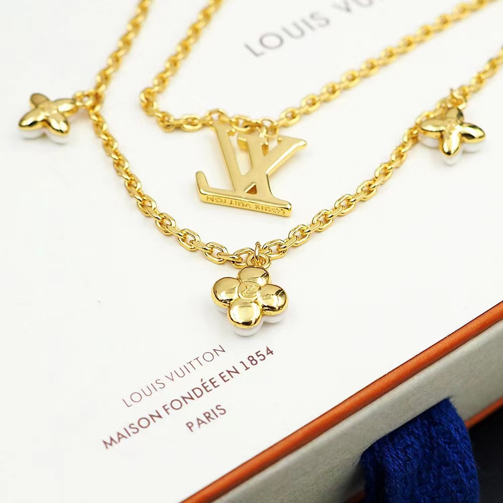 Louis Vuitton LV Floragram Necklace   M00981 - 