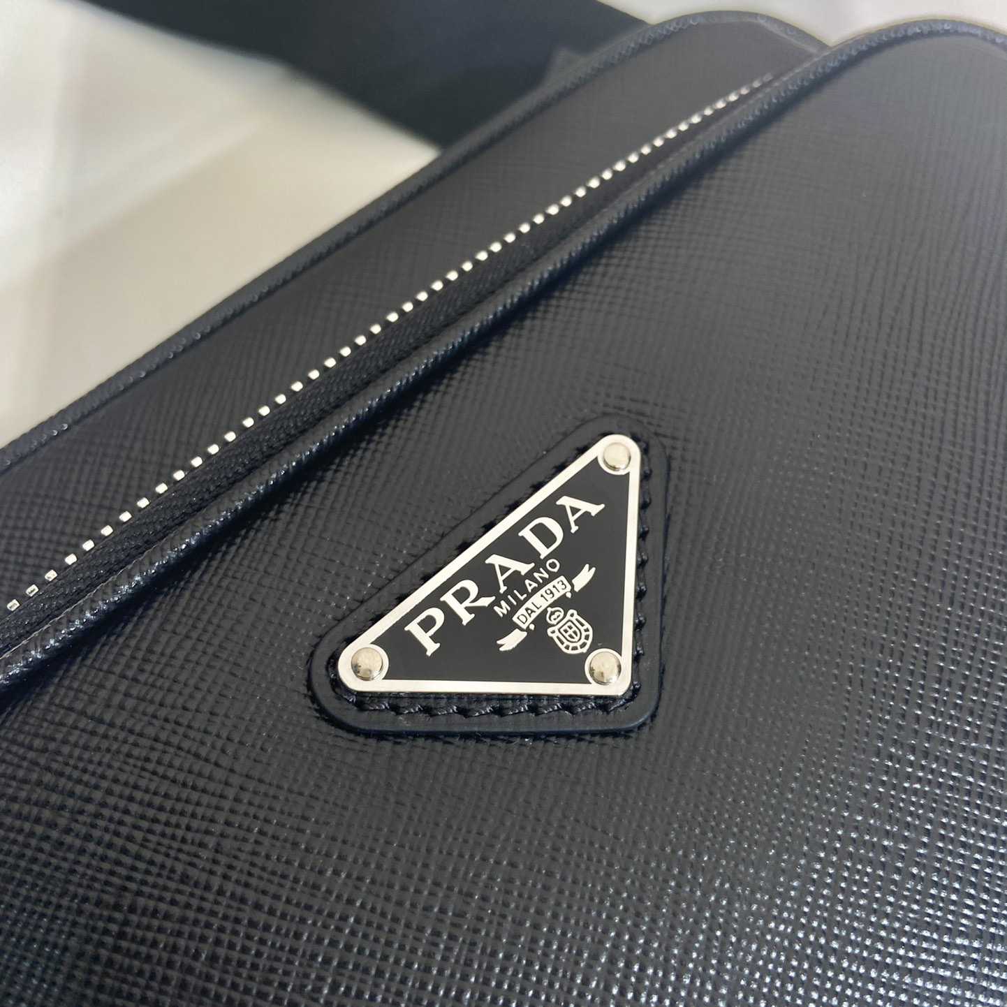 Prada Saffiano Leather Shoulder Bag - 