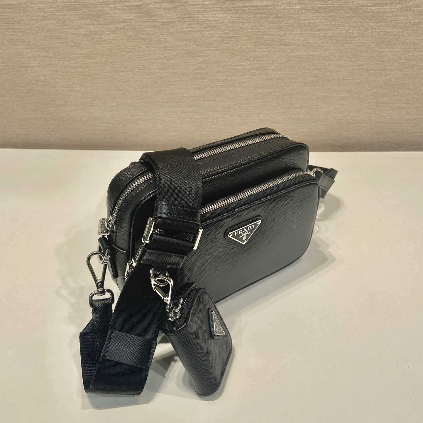 Prada Saffiano Leather Shoulder Bag - 