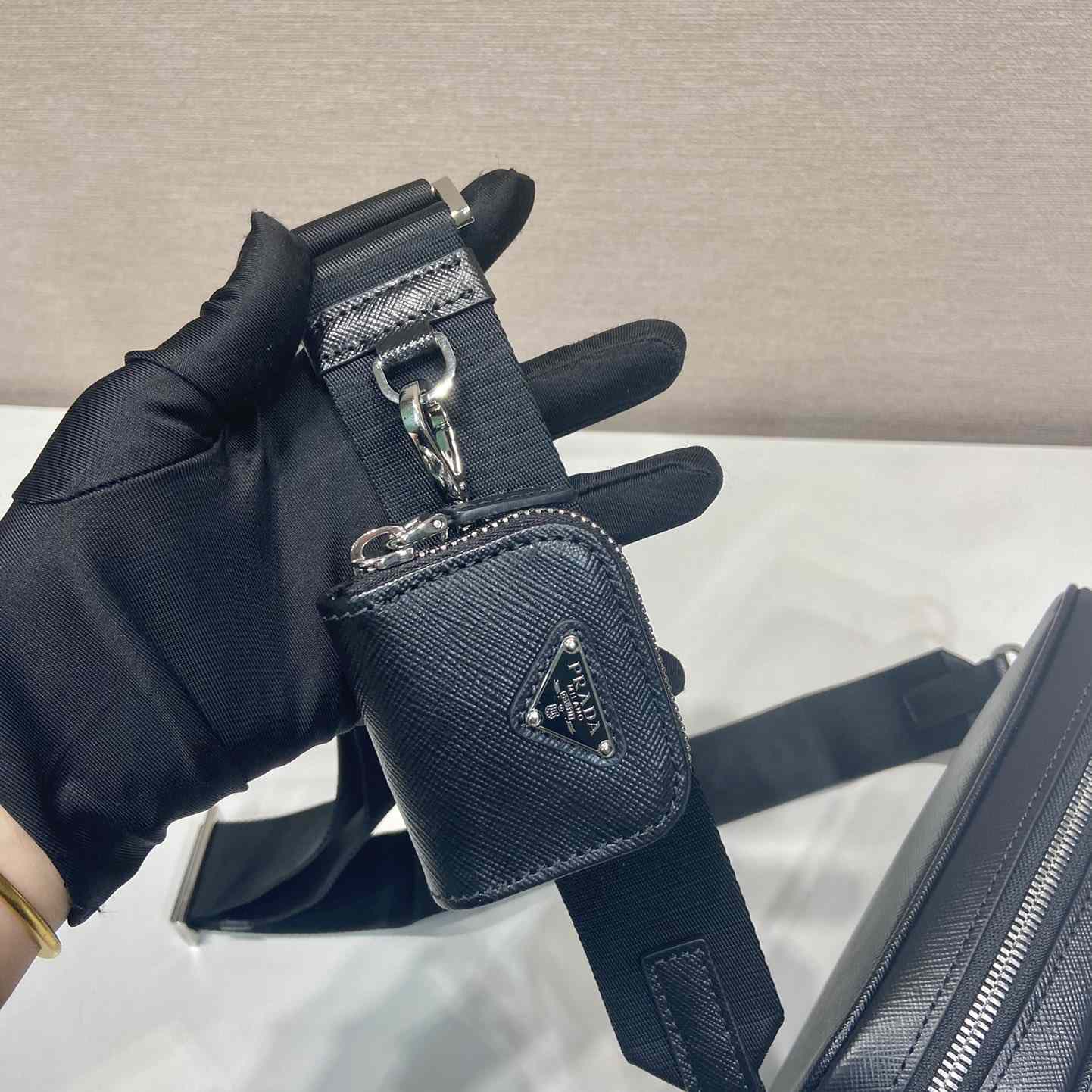 Prada Saffiano Leather Shoulder Bag - 