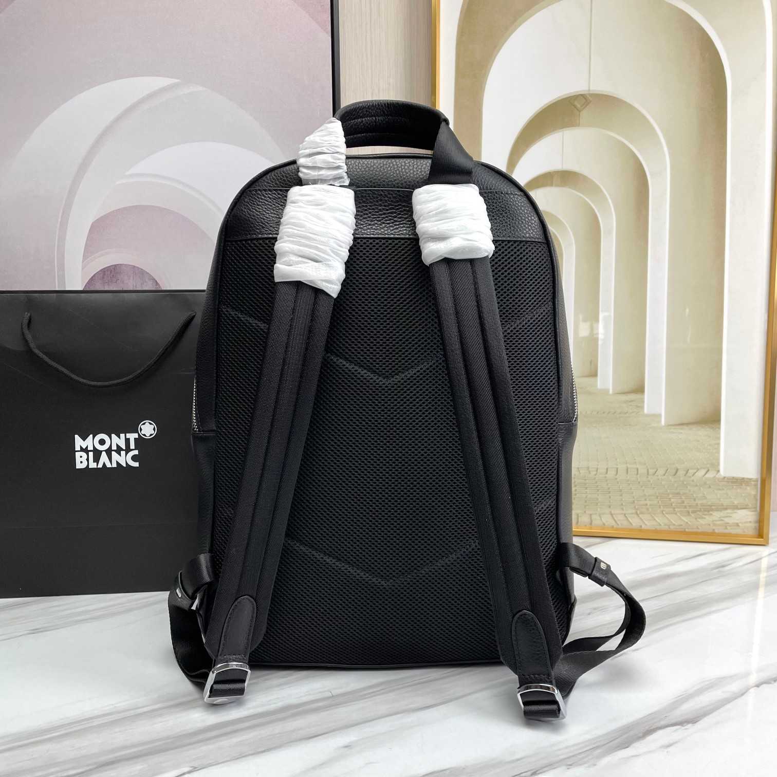 Montblanc Leather Backpack  (30x40x14cm) - DesignerGu