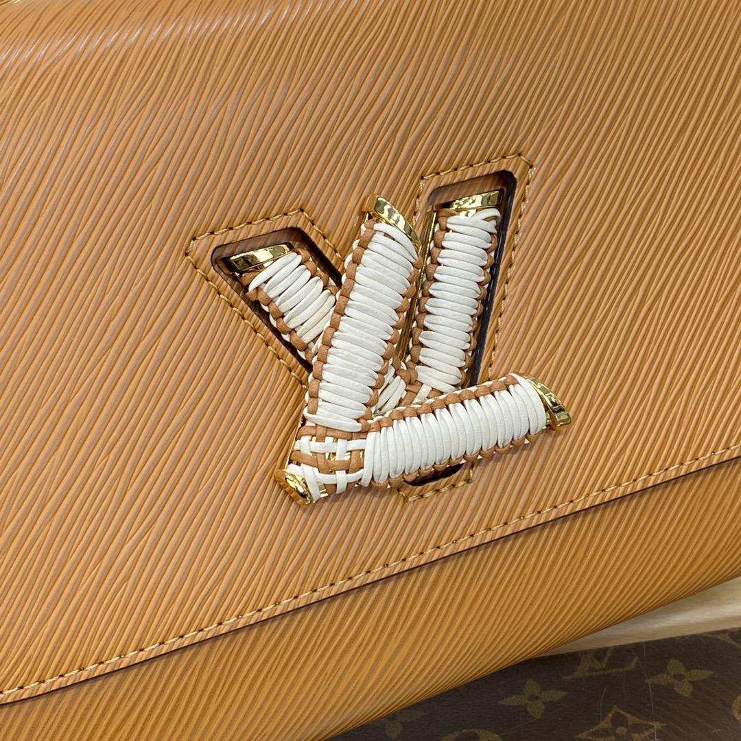 Louis Vuitton Twist MM Gold Honey Epi (23*17*9.5cm)      M22229 - 
