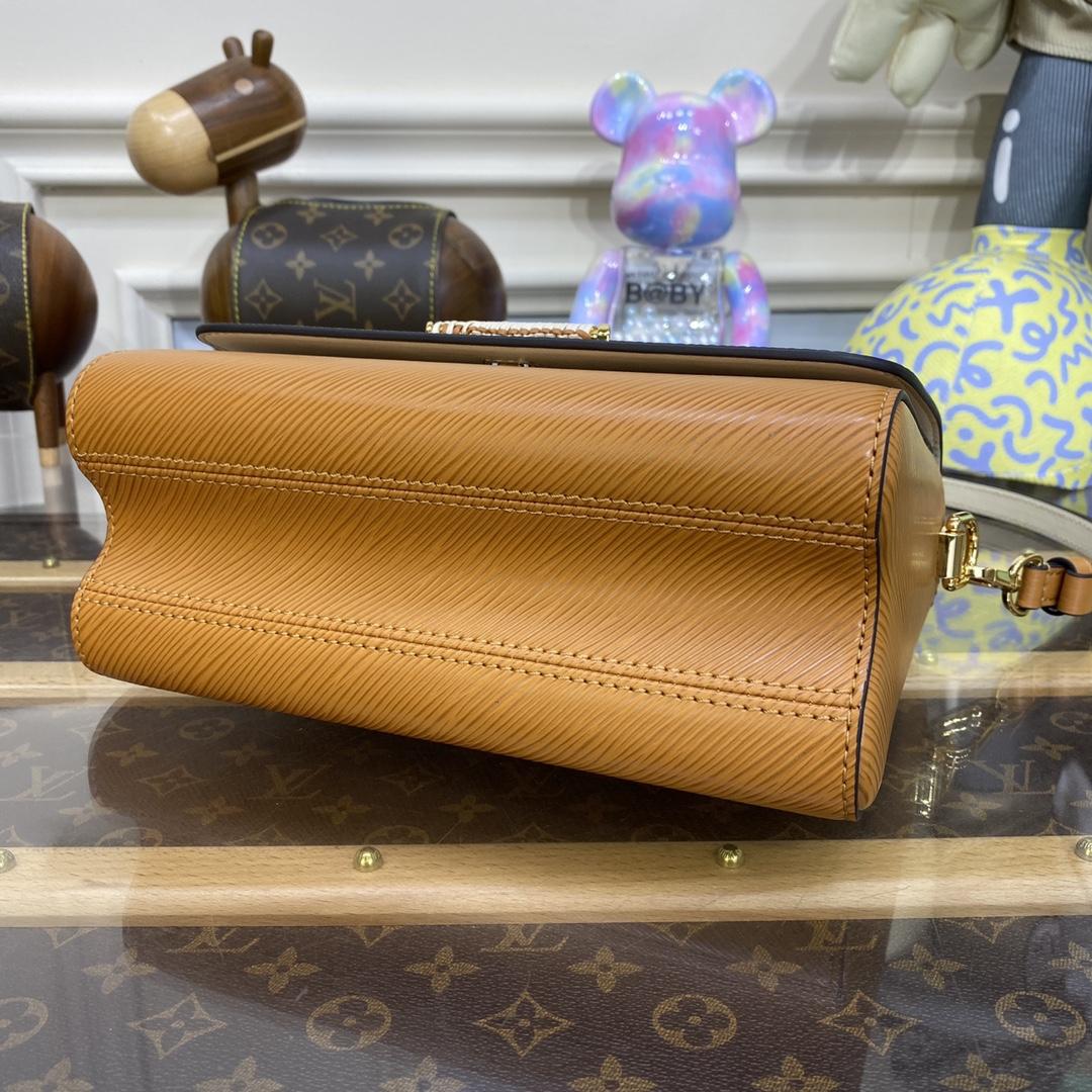 Louis Vuitton Twist MM Gold Honey Epi (23*17*9.5cm)      M22229 - 