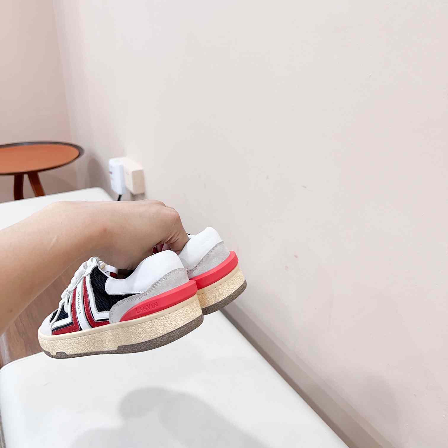 Lanvin Leather Low-top Clay Sneakers - 