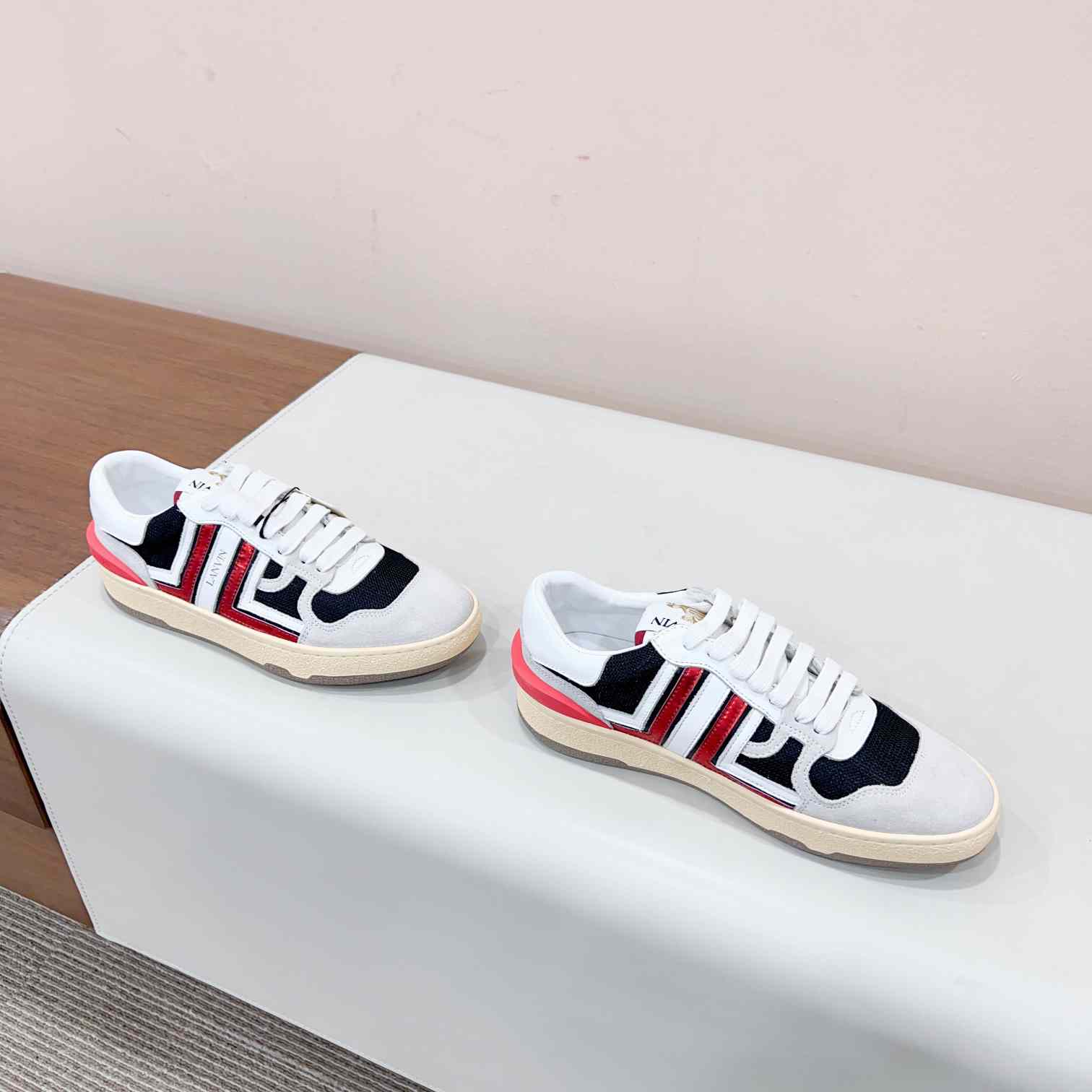 Lanvin Leather Low-top Clay Sneakers - 