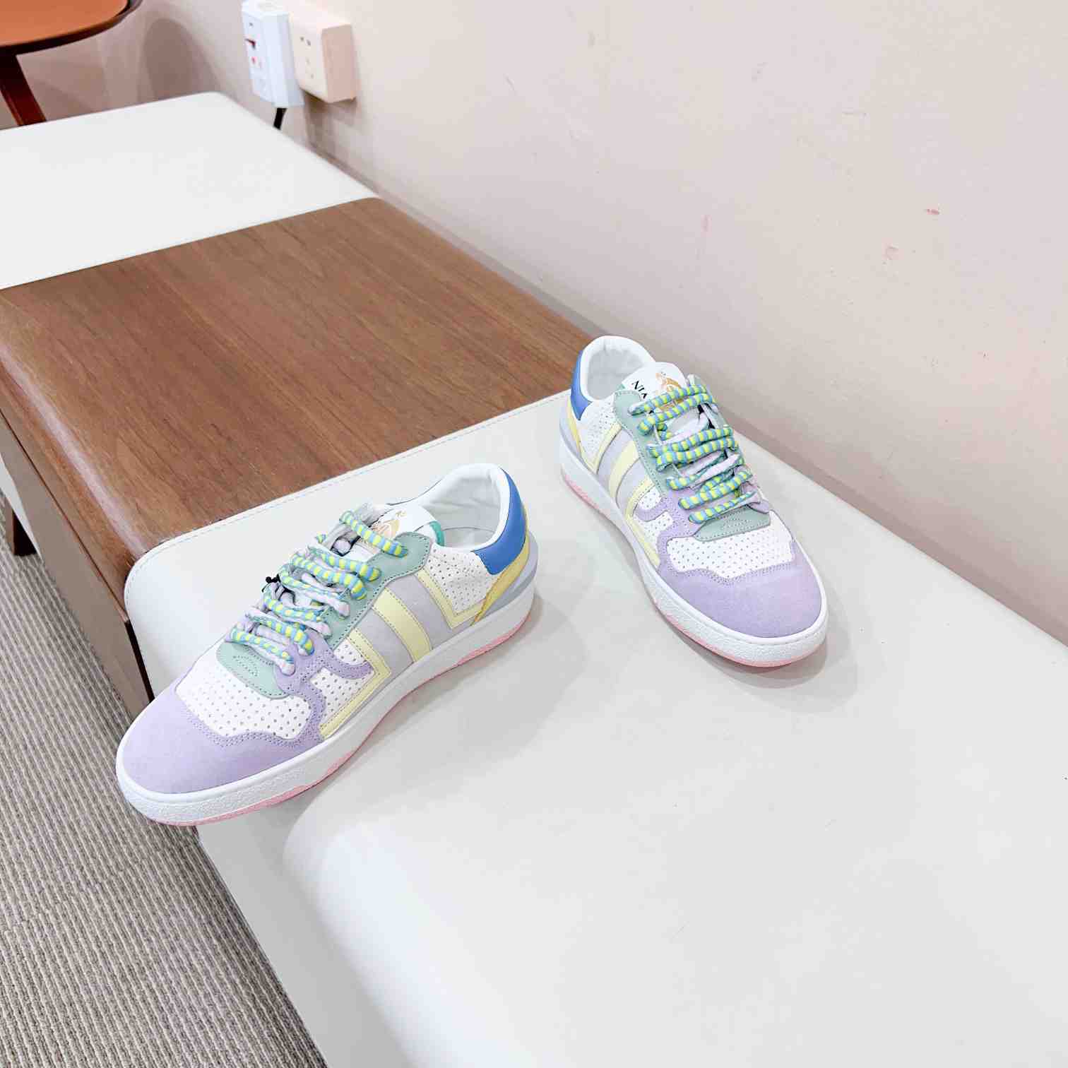 Lanvin Clay Colour-block Sneakers - 