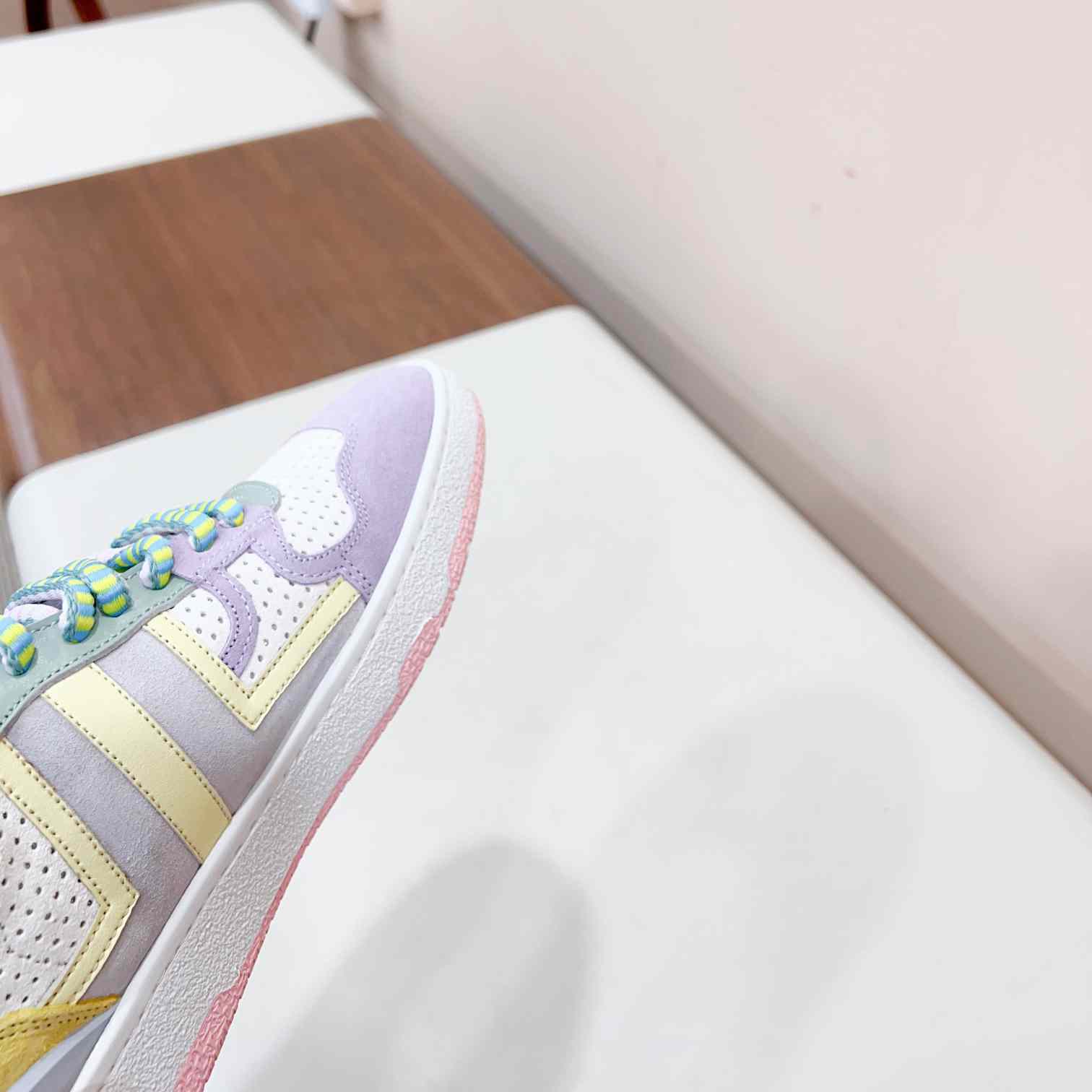 Lanvin Clay Colour-block Sneakers - 