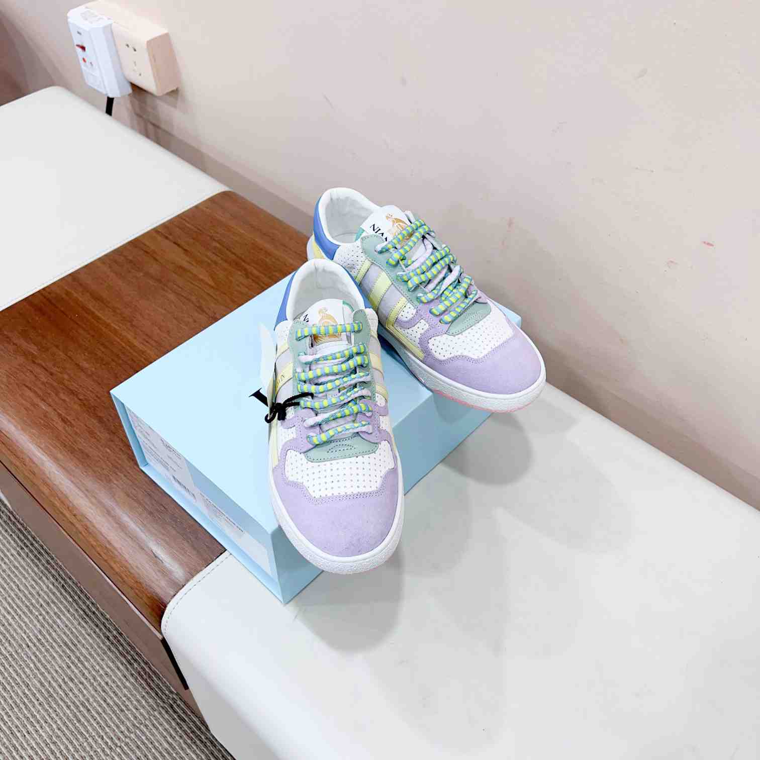 Lanvin Clay Colour-block Sneakers - 