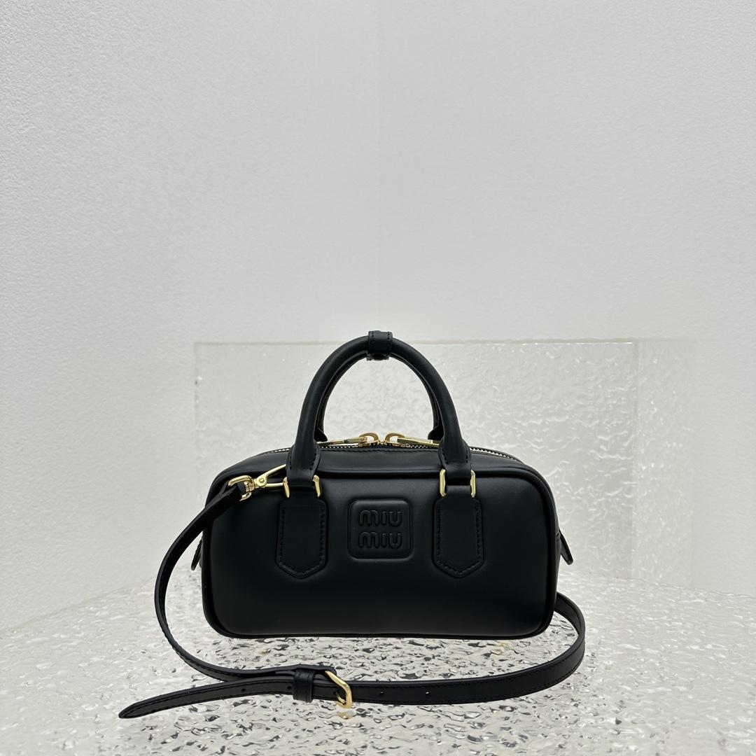 Miu Miu Arcadie Leather Bag - DesignerGu