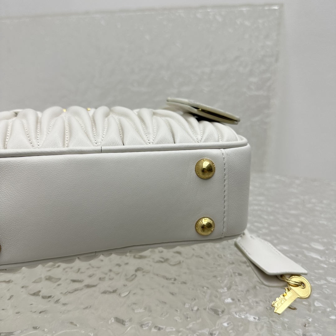 Miu Miu Matelassé Nappa Leather Top-handle Bag - 