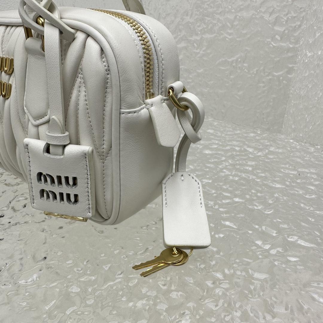 Miu Miu Matelassé Nappa Leather Top-handle Bag - 