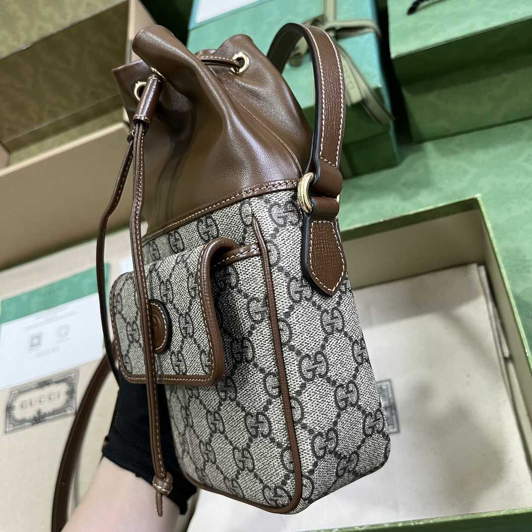 Gucci GG Mini Bucket Bag With Interlocking G - 