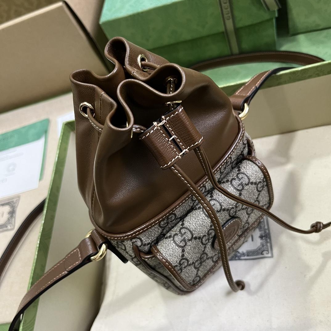 Gucci GG Mini Bucket Bag With Interlocking G - 