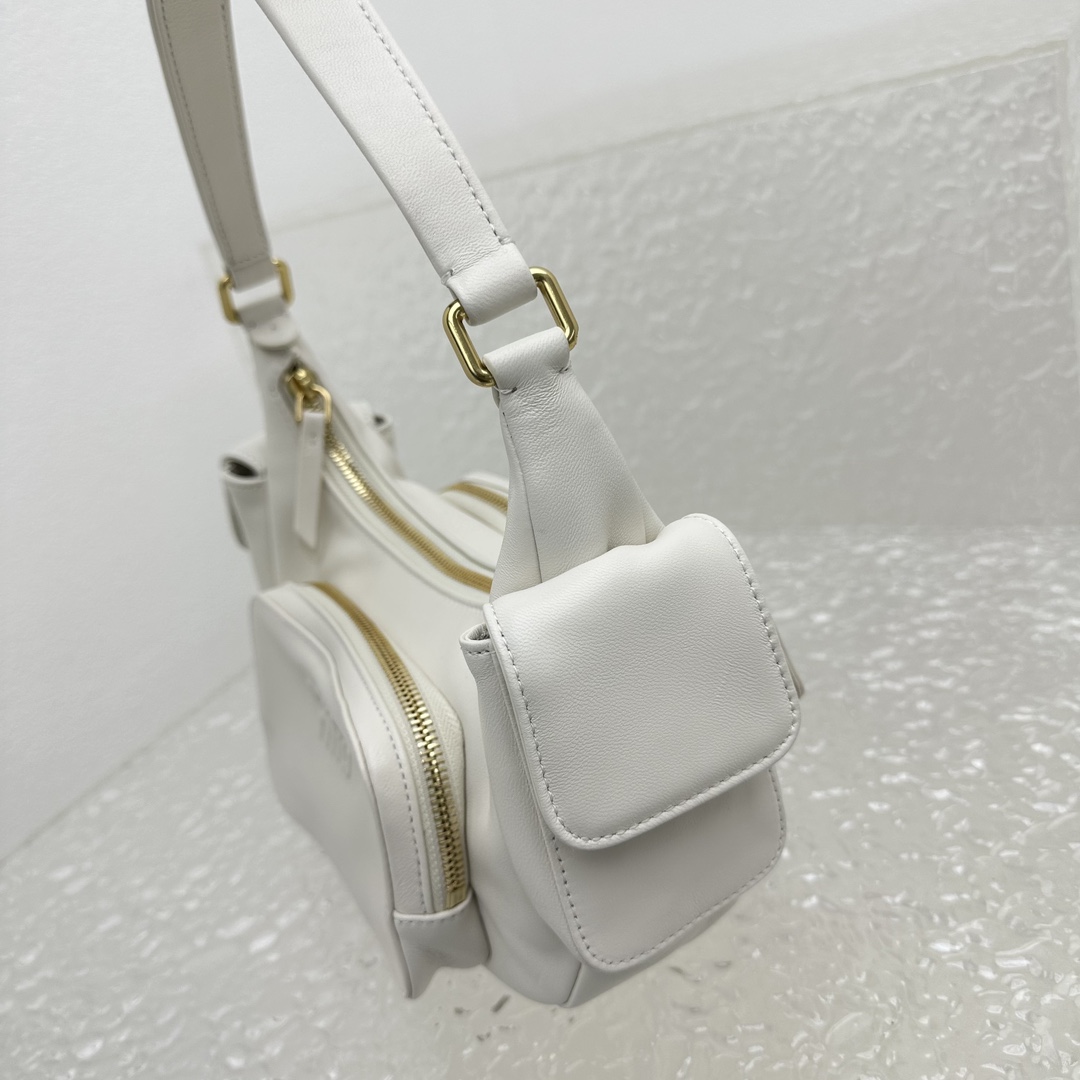 Miu Miu Nappa Leather Pocket Bag - 