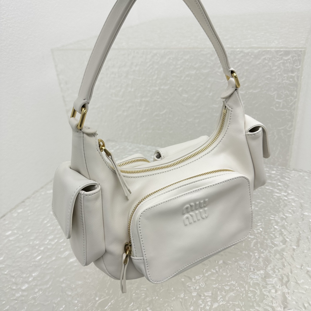Miu Miu Nappa Leather Pocket Bag - 