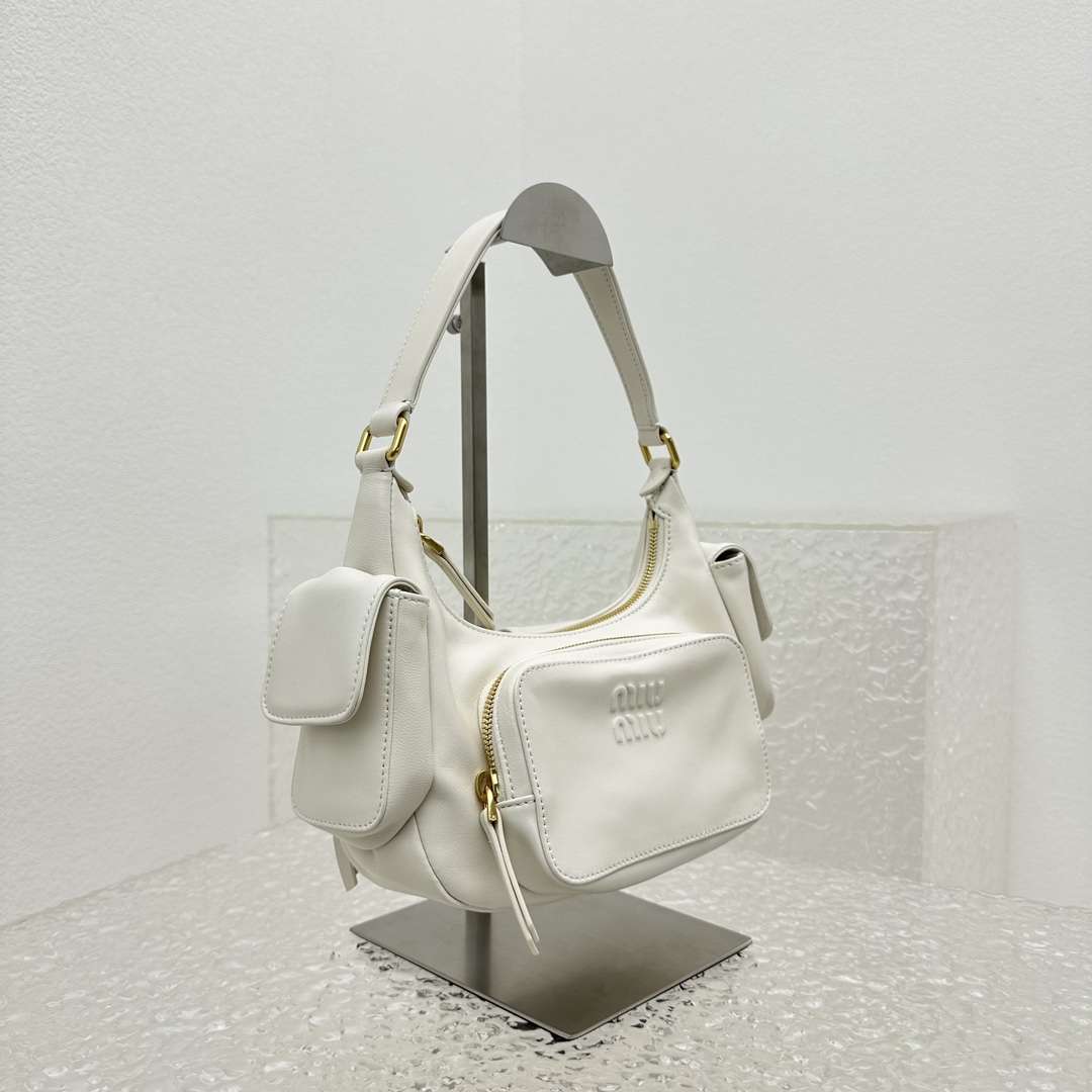 Miu Miu Nappa Leather Pocket Bag - 