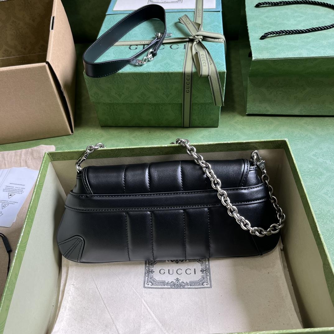 Gucci Horsebit Chain Small Shoulder Bag (27x 11.5x 5cm) - 